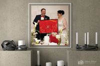 Wandbilder,--Hochzeitsfoto,-Wedding,-Hochzeitbidler,-Wand-mit-Kerzen